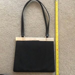 Authentic Gucci framed nylon bag